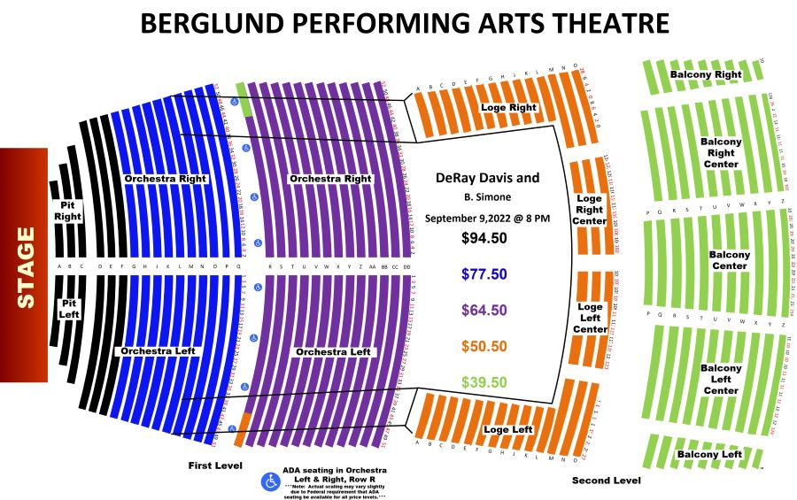Berglund Center Performing Arts in Roanoke, Virginia