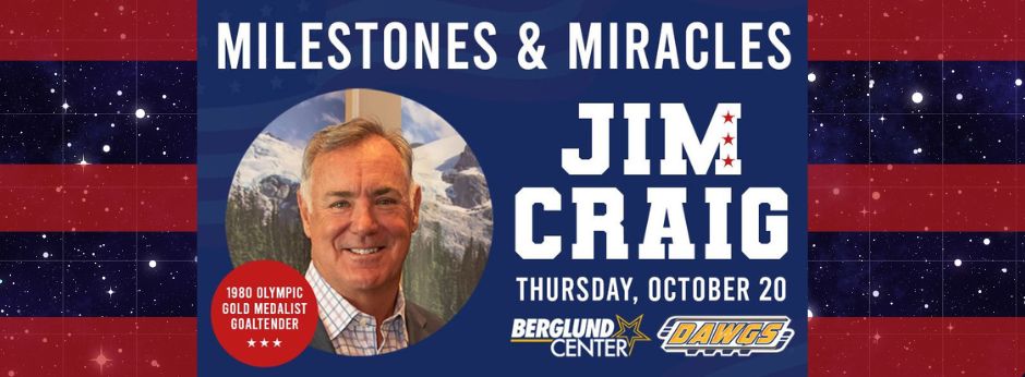 Speaker: Jim Craig, Goaltender of Miracle on Ice