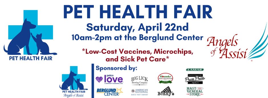Health Fair on April 22nd from 10a.m. – 2p.m.
