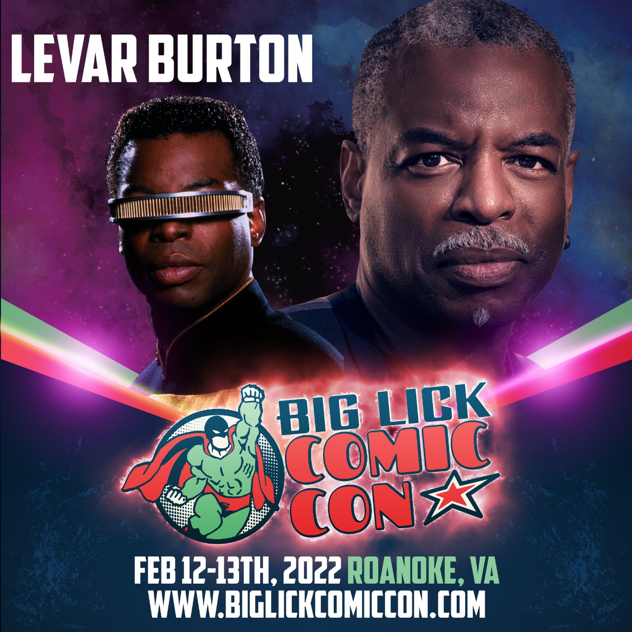 LeVar Burton at Comicon